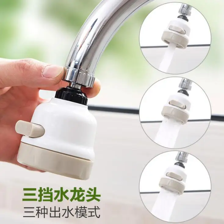 Kitchen Faucet Kitchen Moveable Flexible Tap Head Shower Diffuser Rotatable Nozzle Adjustable Booster Faucet Kitchen Accessories