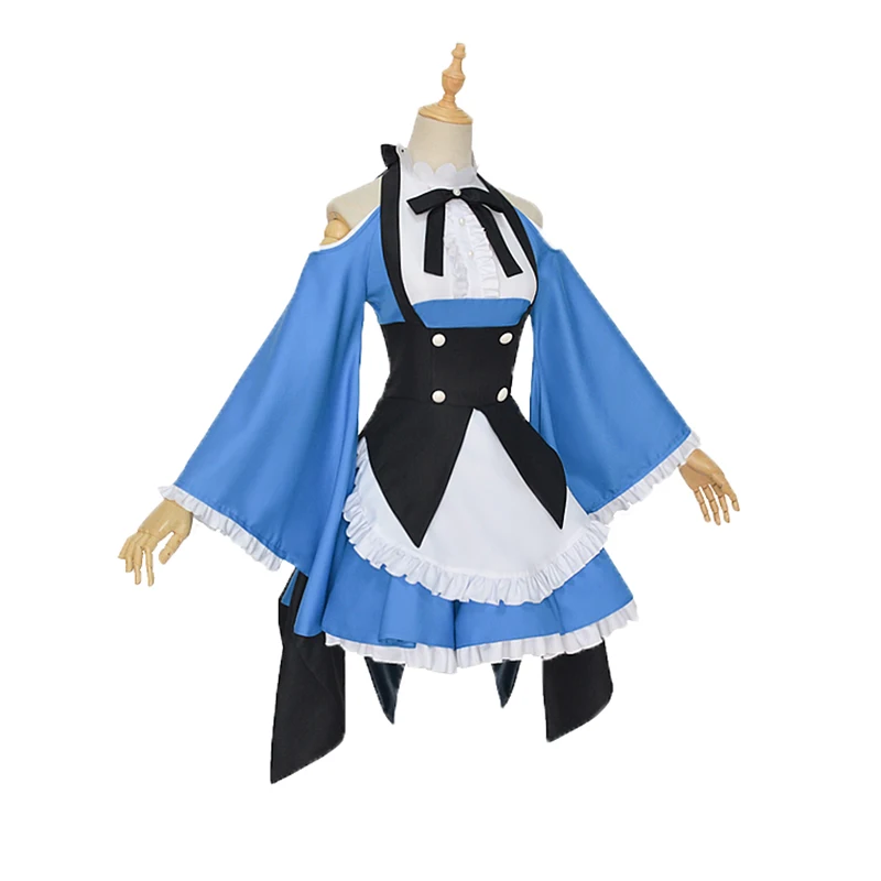 Re:Life In A Different World From Zero Emilia Rem/Ram Lovely Maid Dress Cosplay Costume customized