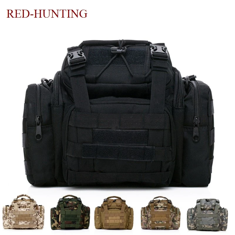 

600D Nylon Multi-purpose Outdoor Camera Bag Tactical Camping Hiking Climbing Backpack Rucksack