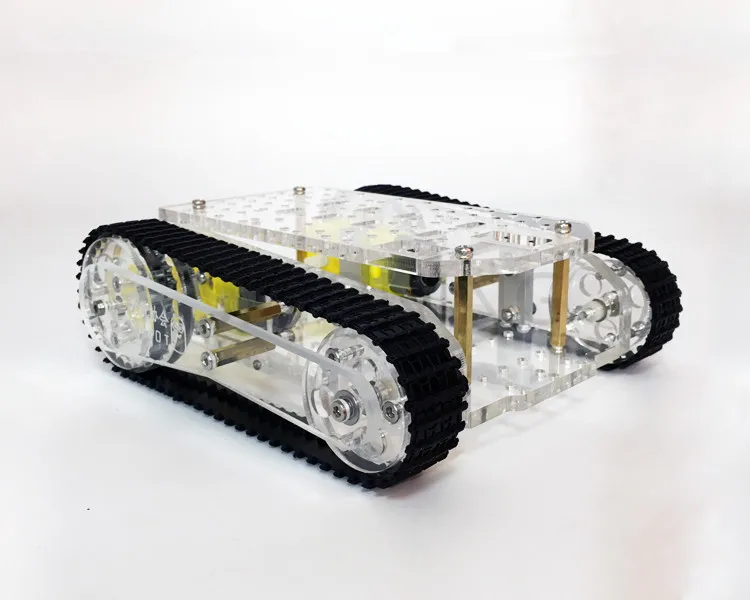 Acrylic Robot Tank chassis CNC making beautiful platform for arduino