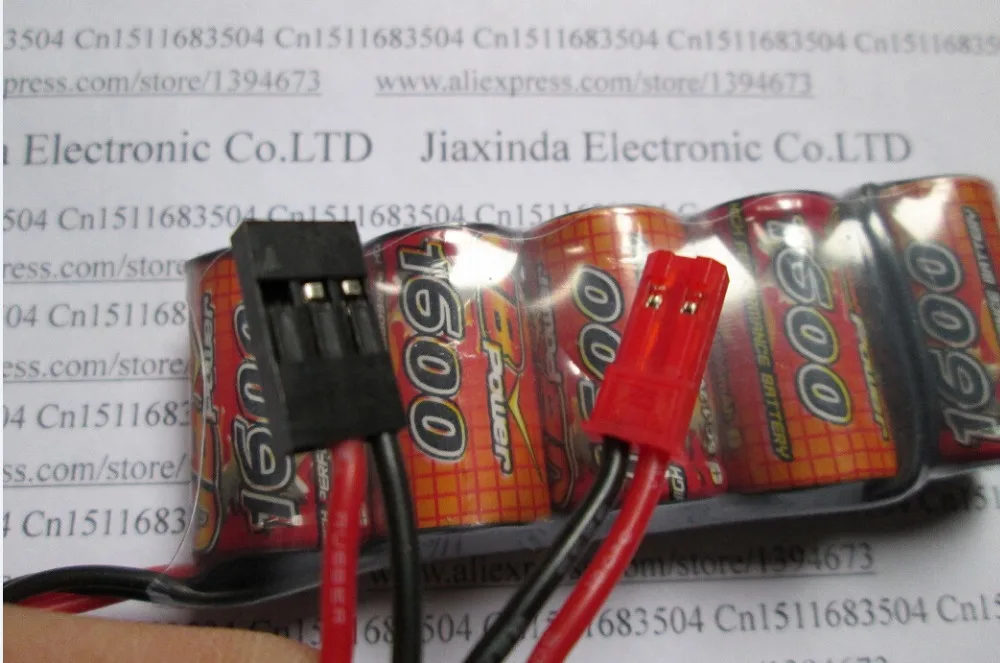 Bateria recarregável ni-mh power, 6v, 2/3a, 1600mah, 2/3a, recarregável, trapezoidal, receptor de gasolina, pacote de baterias de carregamento com tomada