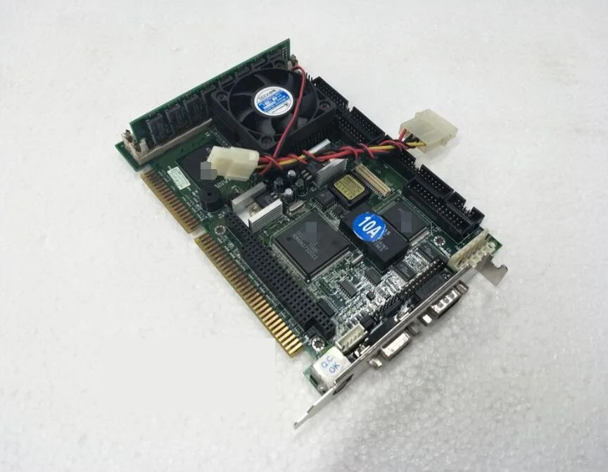 

P56X86 SBC VerG4 100% OK Original IPC Board PIA-460 ISA Slot Industrial motherboard Half-Size CPU Card PICMG1.0 with CPU RAM VGA