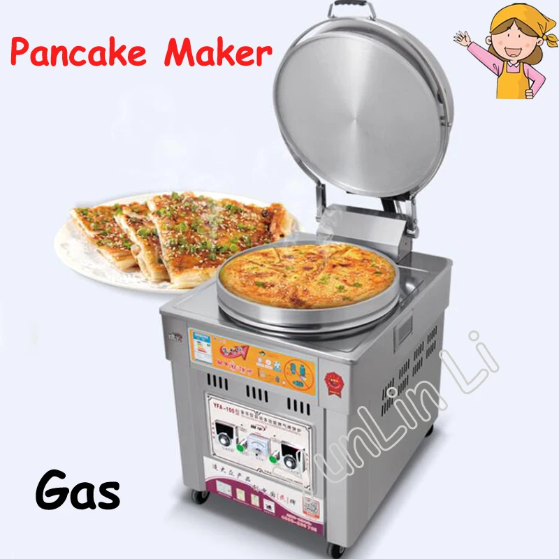 Gas Pancake Maker Commercial Pancake Making Machine Gas Power Grill Banking Pan Gas Pancake Stove Pancale Furnace