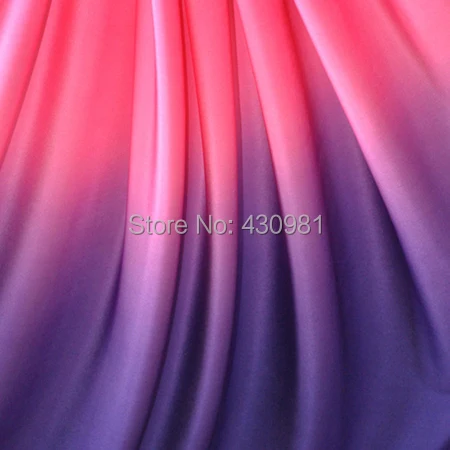 Spandex Gradient Material 4 Way Stretch Latin Clothing Evening Dress Fabric Elastic Knit