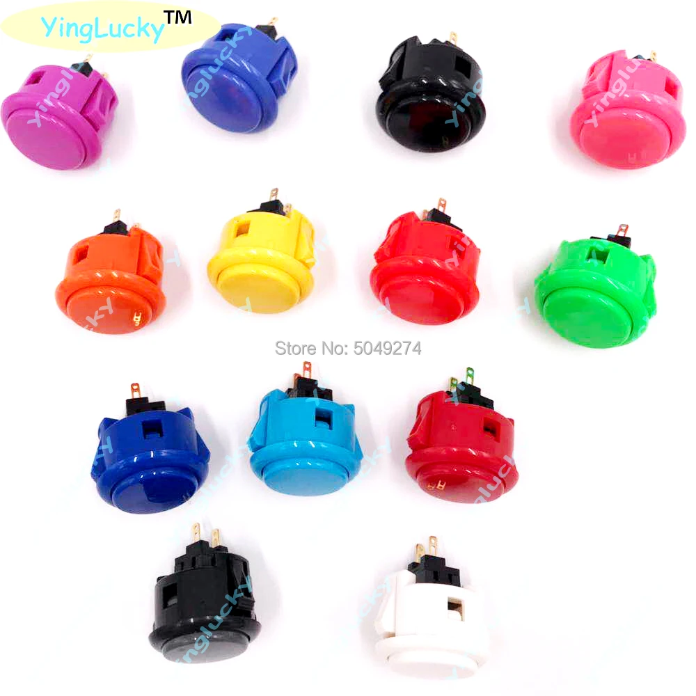 1 Stück Original Sanwa Knopf OBSF 30 OBSF24 Arcade-Druckknopf 24mm 30mm Raspberry Pi Ersatzknöpfe – Detail 13