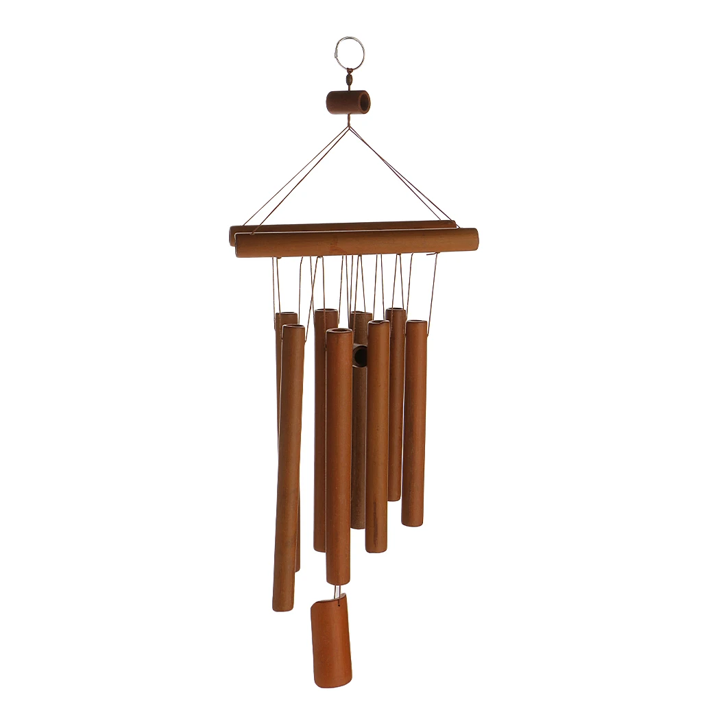 58cm Windchime Yard Garden Wind Bell Outdoor Wind Chimes Decor Gift Wood Decoration Wind Chimes Chime Tubes