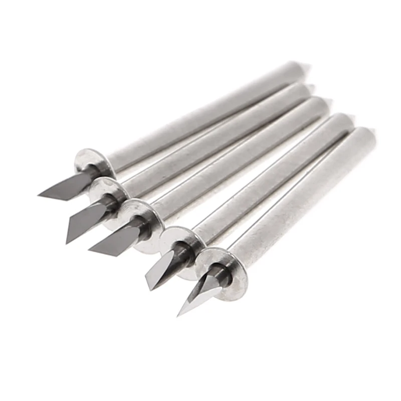 5Pcs Cemented Carbide Blade Cutting Plotter For Vinyl Film Cutter 25x2mm Quality qiang