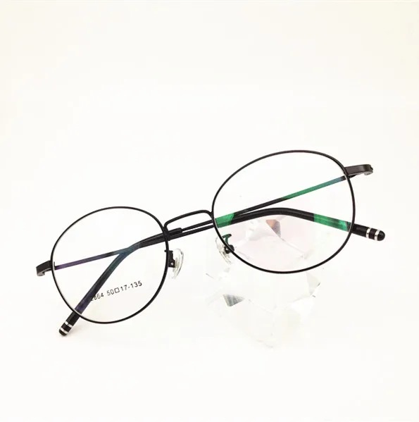 finished myopia glasses Nearsighted Glasses women metal round frame shortsight prescription glasses from -0.5 to -8.0