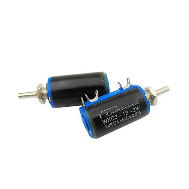 5pcs/lot WXD3-13-2W 223 22K 22KR Precision Multi-turn Wirewound Potentiometer Sliding Resistor