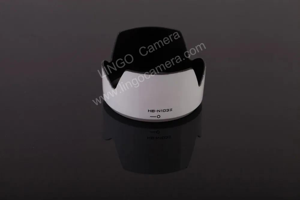 Substituir HB-N103 II Lens hood para Nikon NIKKOR VR 1 10-30mm f/3.5-5.6 HB-N103II branco