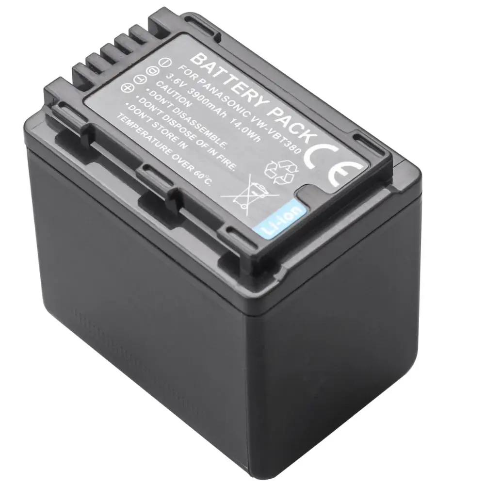 

VW-VBT380 Replacement Li-ion Battery for Panasonic HC-W580GK HC-V160GK HC-V380GK HC-V180GK HC-W580MGK HC-VX980GK HC-WXF990MGK