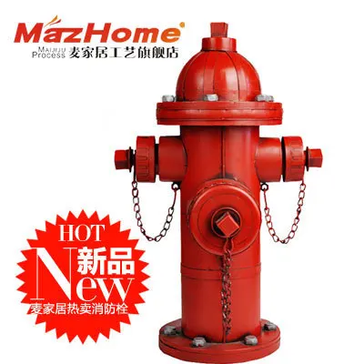 Vintage fire hydrant model Iron crafts jewelry at home furnishings shoot photography props can be customized