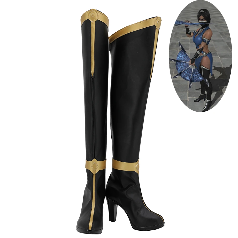 

Kitana Shoes Cosplay Mortal Kombat X Women Boots