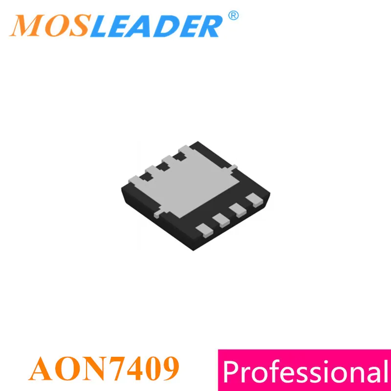 

МОП-транзисторы mossleader AON7409 DFN3X3, 100 шт., 1000 шт., 30 В, 32 А, китайские высококачественные МОП-транзисторы