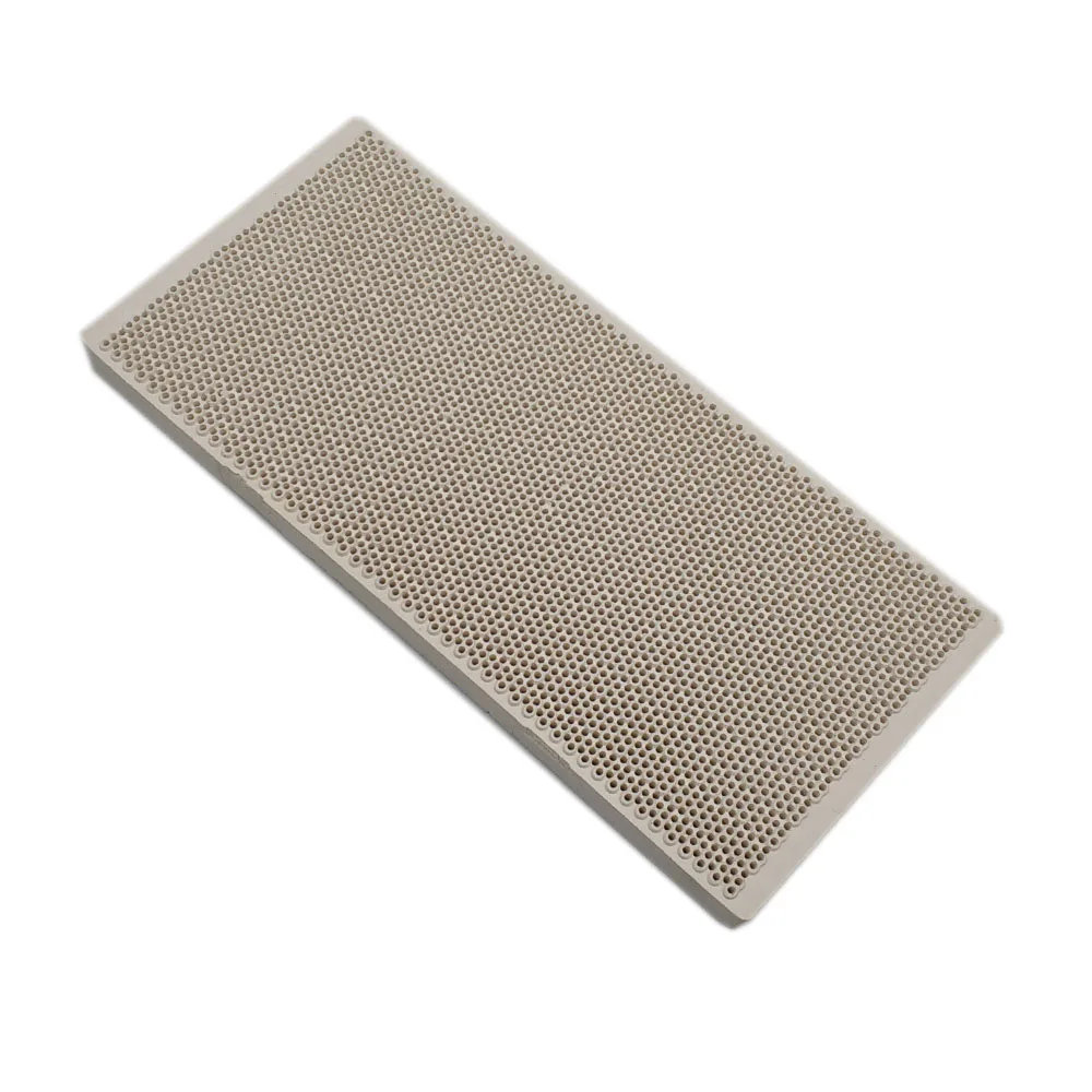 Earth Star High Effeciency Gas Heater Parts Burning Ceramic Plate 165*75*14mm Honeycomb Infrared Burner Replacement