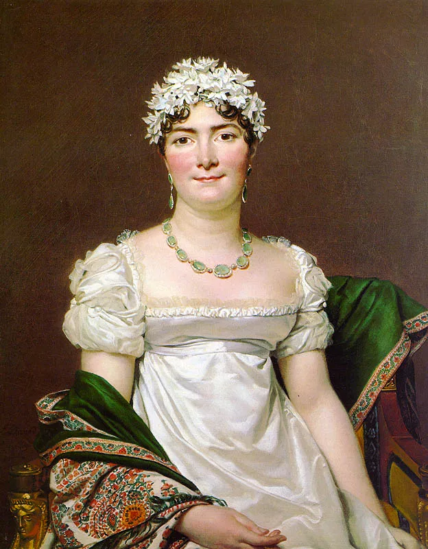 

Картина маслом Размножение на льняном холсте, portrait-of-countess-daru-1810 Жак-Луи Давида