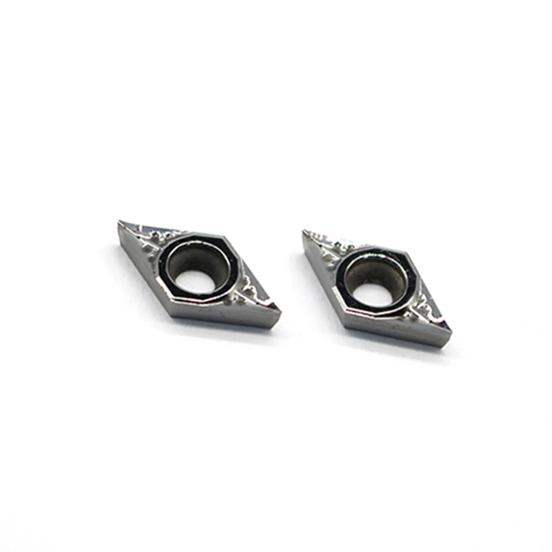 DCGT070202 DCGT070204 AK H01 100% 오리지널 알루미늄 합금 터닝 도구, DCGT070208 CNC 선반 공구 인서트 알루미늄 가공