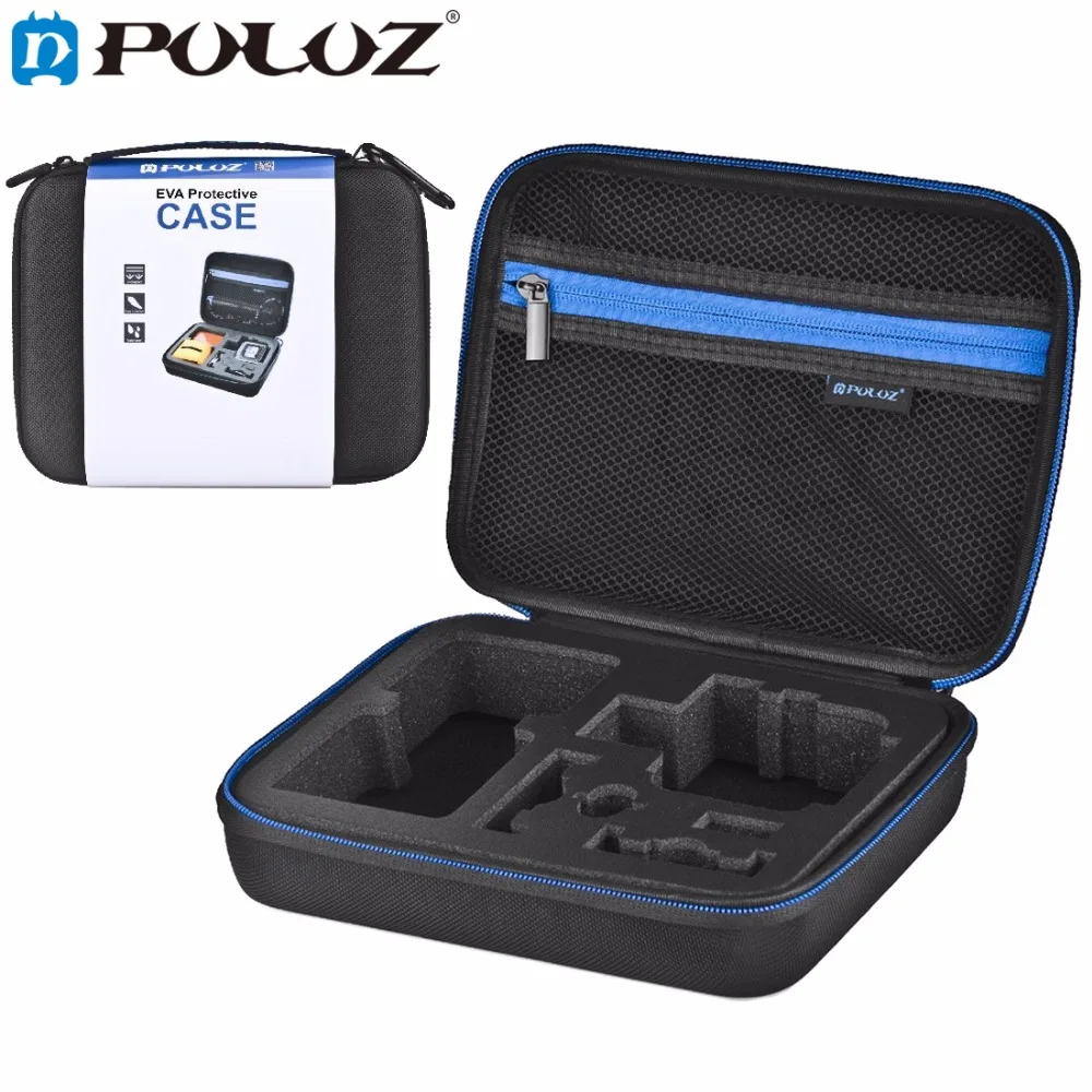 PULUZ for GoPro Accessories Waterproof Carrying Travel Case portable bag stocker for GoPro HERO5 4 Session HERO5 4SJ4000 23x17x7