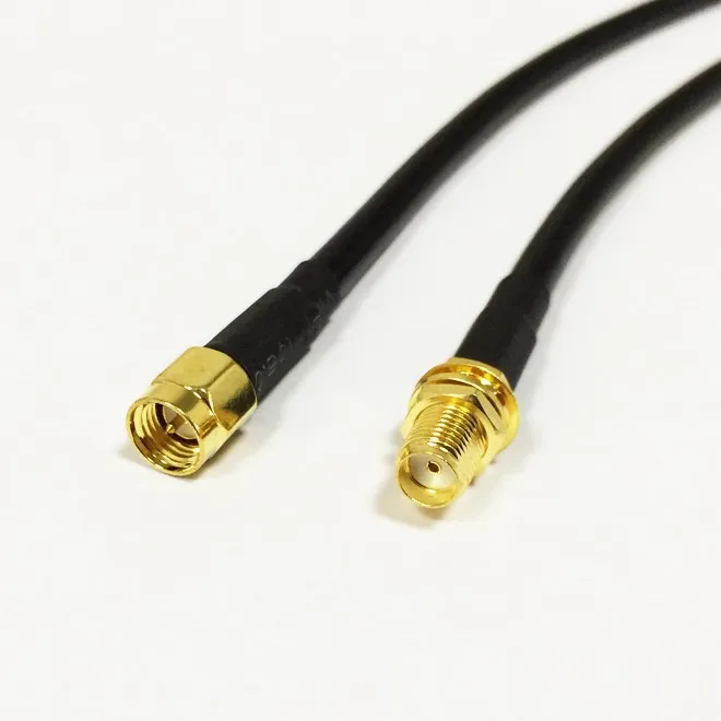 بيع رائج RG174 SMA ذكر إلى SMA أنثى 5M تمديد كابل هوائي لأجهزة المودم والموجهات