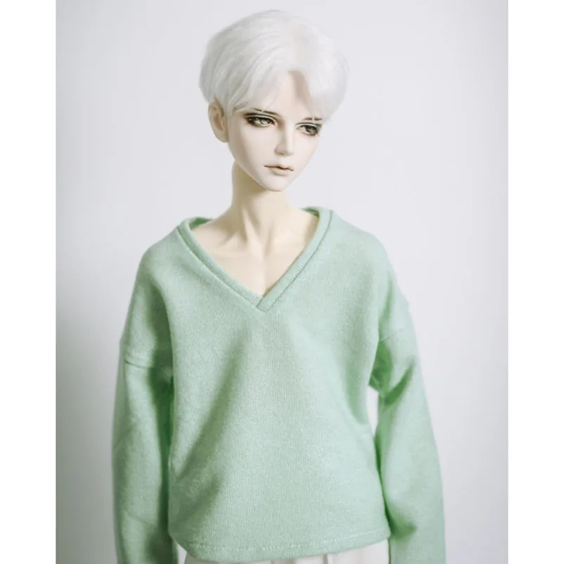 

BJD DOLL Green Sweater Outfits Clothing Top For 1/4 17" 1/3 24" Tall MSD SD SD17 DK DZ AOD DD Doll Wear