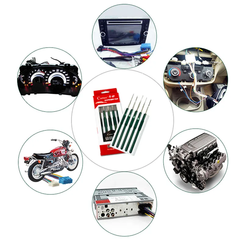 Car Wire Terminal Socket Pin Removal Dismount Tool Maintenance Titanium Alloy