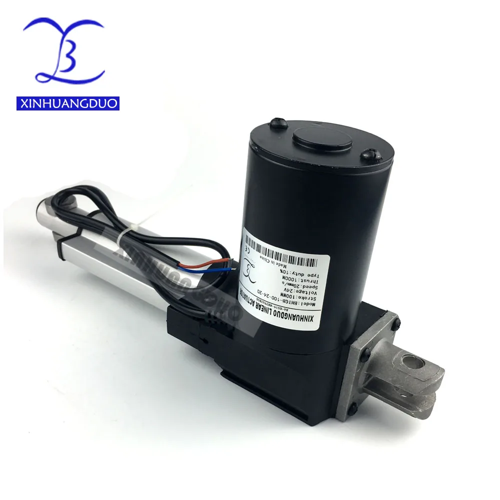 12V/24V 100mm /4inch micro linear actuator electric linear actuator thrust 5000N / 500KG / 1100LBS TV lift  dc motor