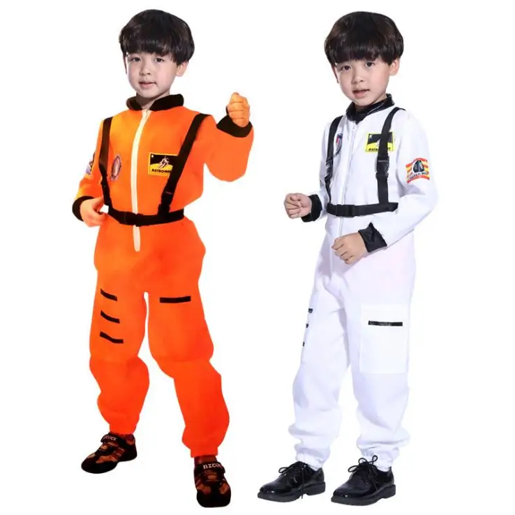 Nieuwe Kinderen Party Game Astronaut Kostuum Rollenspel Halloween Kostuum Carnaval Rollenspel Dressing Bal Jongen Rocket