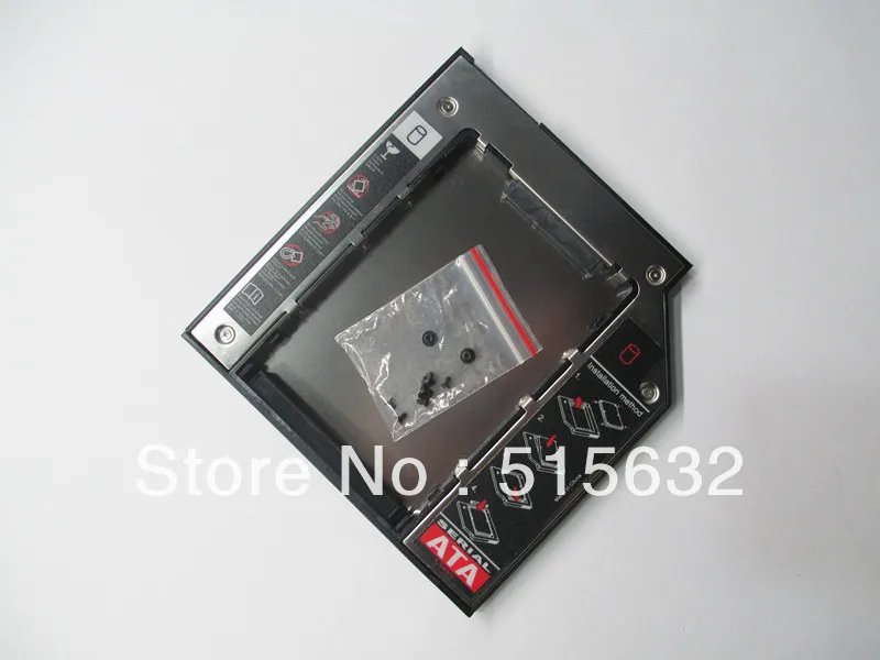 

New 2nd HDD SSD hard disk drive caddy SATA 9.5mm for Dell Alienware M15X M14X M17X