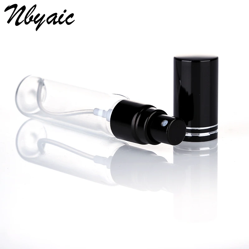 Nbyaic 1Pcs 5Ml 10Ml Reizen Draagbare Parfum Fles Spray Flessen Sample Lege Containers Verstuiver Mini Hervulbare Flessen