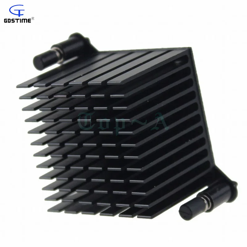 

Gdstime 10 pcs/lot 38x38x30mm Aluminum Heatsink Fan Cooler for PC Computer Northbridge 38mm VGA Chipset Cooling Black