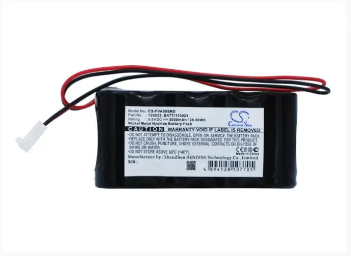 Cameron Sino 3000mAh battery for FRESENIUS Volumed VP5005 120023 BATT/110023