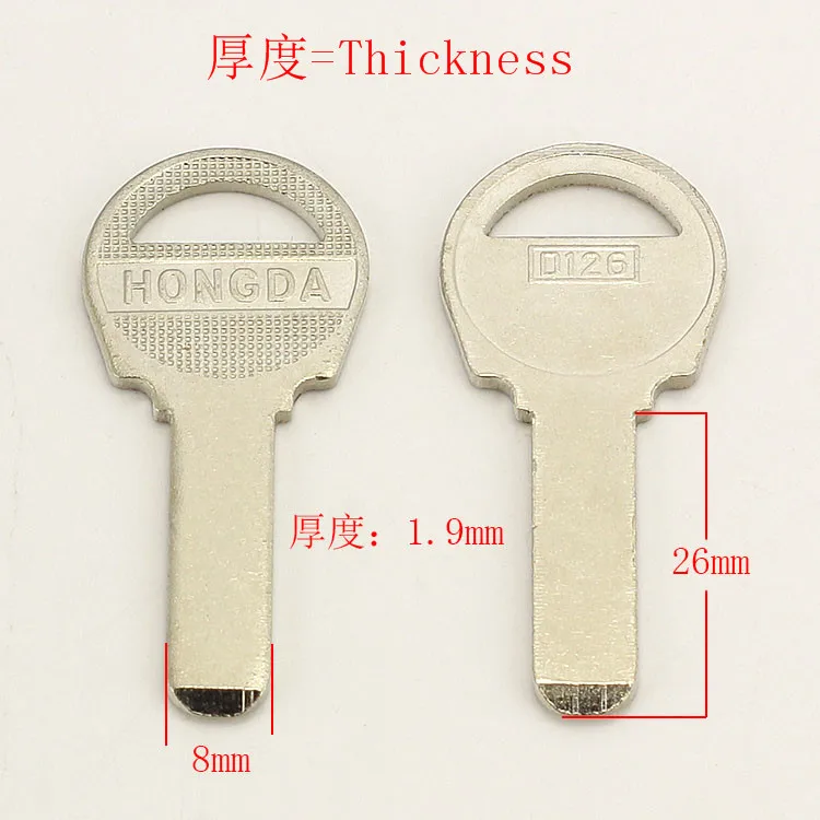 

B104 Wholesale Locksmith Brass House Home Door Blank Empty Key Blanks Keys 15 pieces/lot