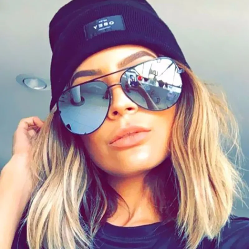 Occhiali Da Sole Uomo E Donna Polarizzati Firmati Lenti Sfumate Blu - Foto 7