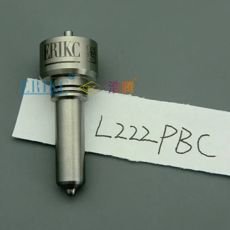 ERIKC L222PBC auto engine diesel nozzle L222PBD Auto electric fuel nozzle L222 PBC common rail injector nozzle