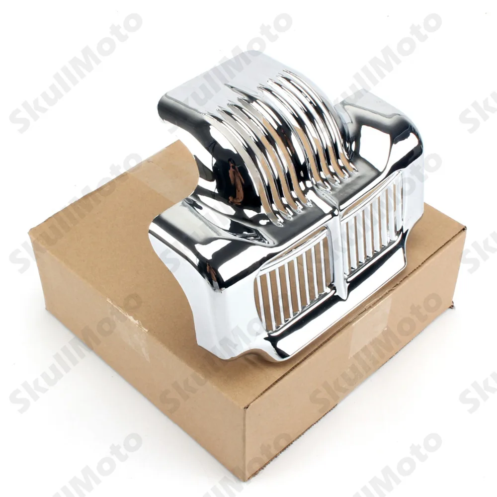 

Motorcycle Stock Oil Cooler Cover Chrome For Harley Touring Road King Street Glide Electra Glide 2011-2016 Trike 2011-2013