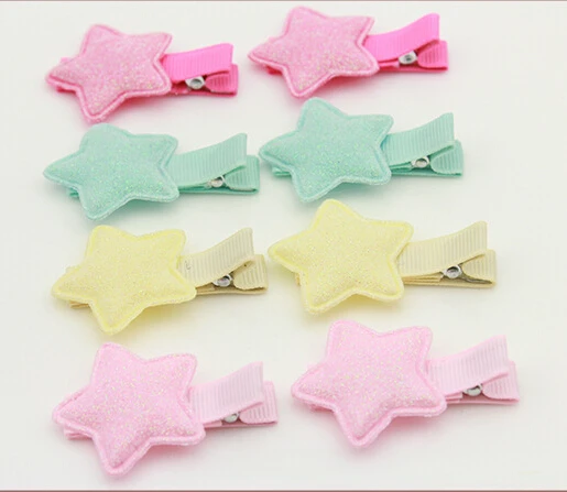 

20pairs/lot New Star Hair Clip Baby Children Hairclip Girls Hairpin Pretty Kids Birthday Glitter Party Barrette