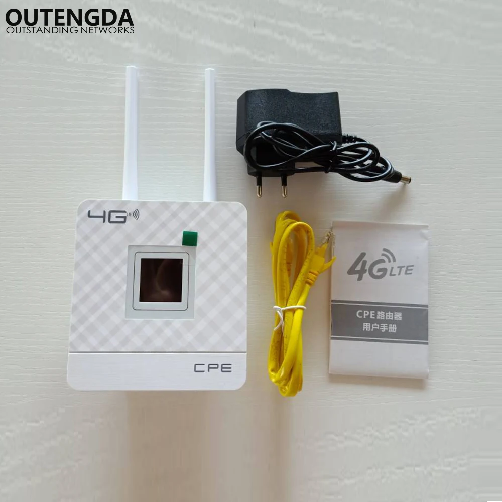 Thiết Bị Phát Wifi 300 Mbps Không Dây Wi-Fi Di Động CAT4 LTE/3G/4G Mở Khóa CPE Router với Khe Cắm SIM WAN/LAN Hỗ Trợ Nhiều Ban Nhạc