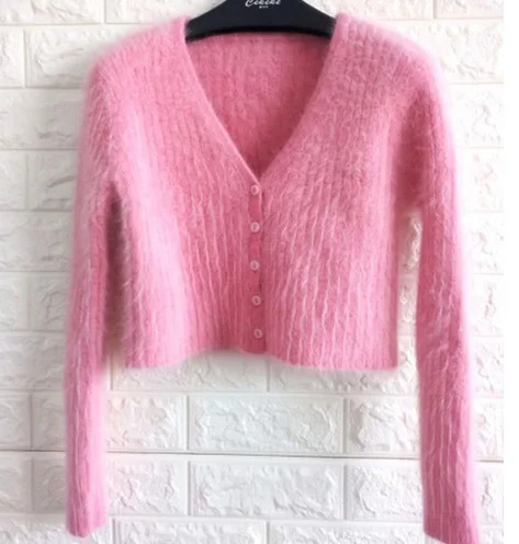 

Knitted Cardigan mink cashmere women sweater cashmere coat cashmere sweater big size free shipping J671