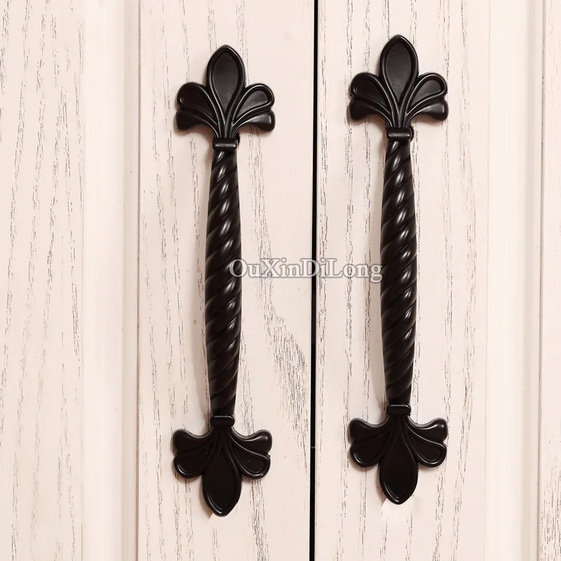 Brand New 20PCS European Classic Black Kitchen Door Furniture Handles Cupboard Wardrobe Drawer Cabinet Pulls Handles and Knobs