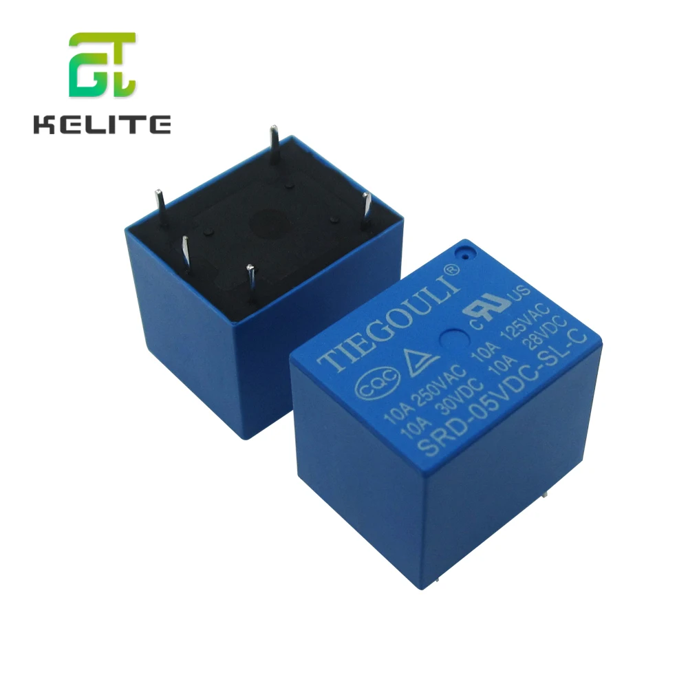 HAILANGNIAO TIEGOULI 10pcs/lot SRD-5VDC-SL-C SRD-5VDC SRD-05V  POWER RELAY DIP-5 100% NEW