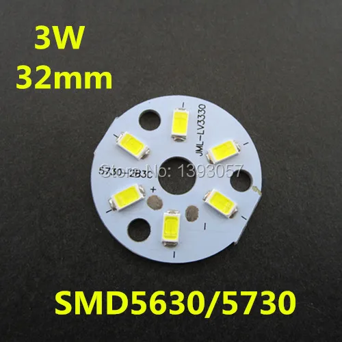 

10 pcs/lot 3W 5630/ 5730 Brightness SMD Light Board LED Lamp Panel For Ceiling PCB Pre-soldered LEDs