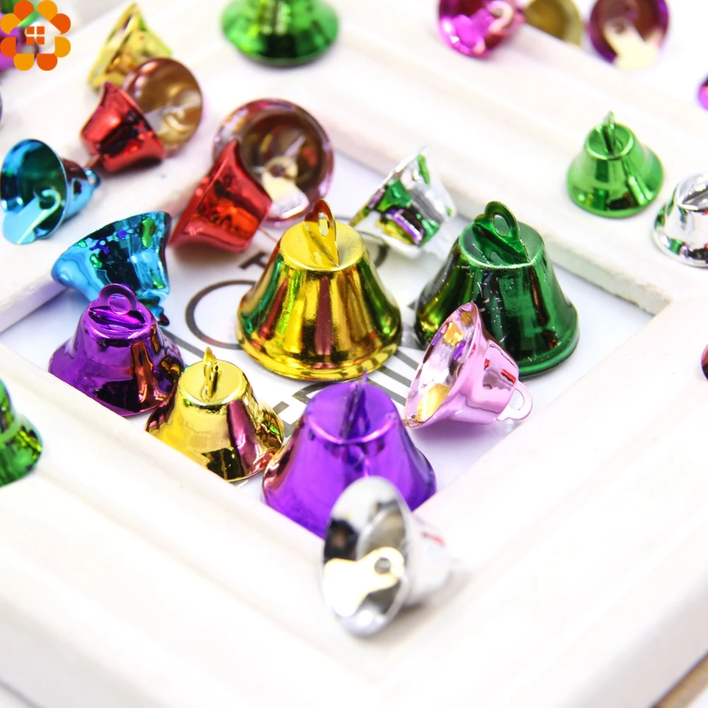 20PCS Colorful Metal Jingle Bells Small  Loose Beads Festival Party Decoration/Christmas Tree Decorations/DIY Crafts Accessories