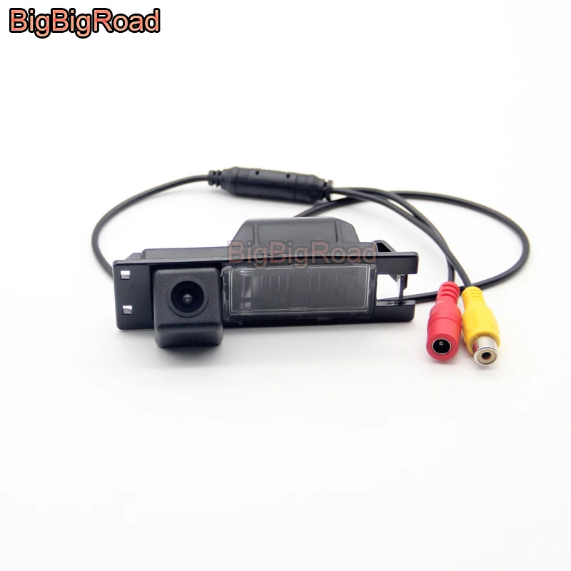 BigBigRoad For OPEL Astra H / Corsa D / Meriva A / Vectra C / Zafira B For FIAT Grande Reverse Back up Parking Rear View Camera