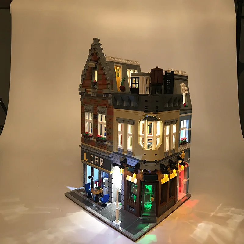 Led Light Set For Lego Building City Street Genuine MOC Series Compatible 15034 Toys Blocks Creator City Street Lighting Set