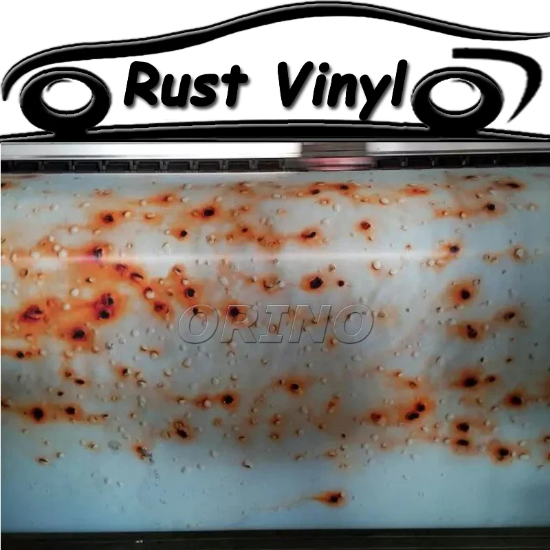 

Car Styling Boat Rust Vinyl Wrap Air Bubble Free Vehicle Truck Boat Rusty Film Wrapping Cover Size: 1.52*5/10/15/20/25/30 meters