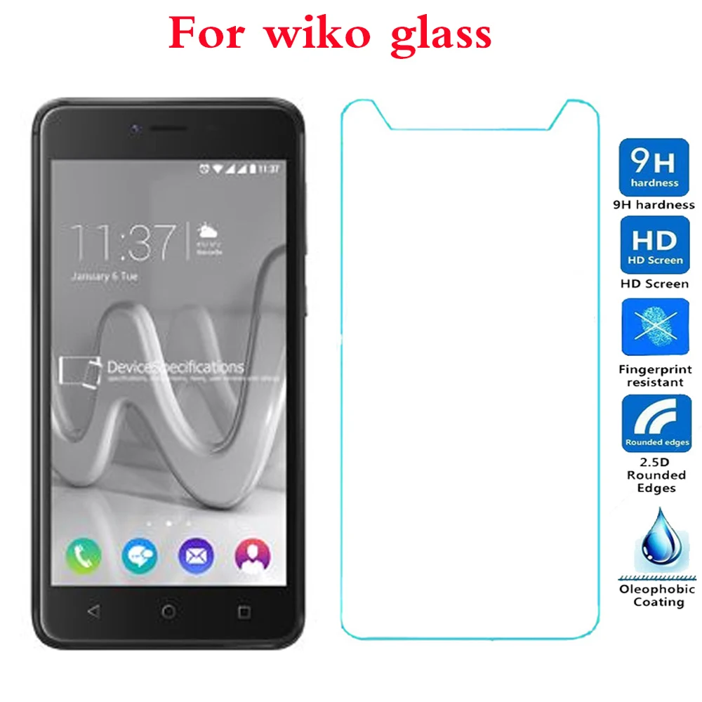 Tempered Glass Screen Protector For Wiko VIEW XL Prime Sunny 2 Plus Tommy 2 Lenny 2 3 4 Max Plus Jerry Max 2 protective film