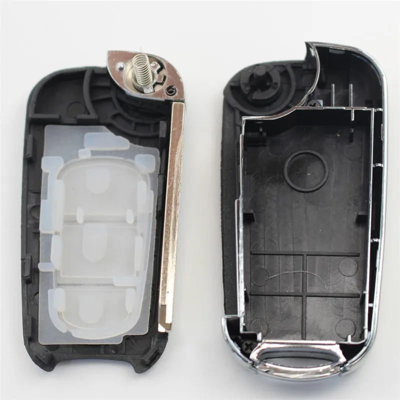 XIEAILI OEM 3Button Modified Flip Folding Remote Key Case Shell For Hyundai Sonata NF Key Fob Case  S71