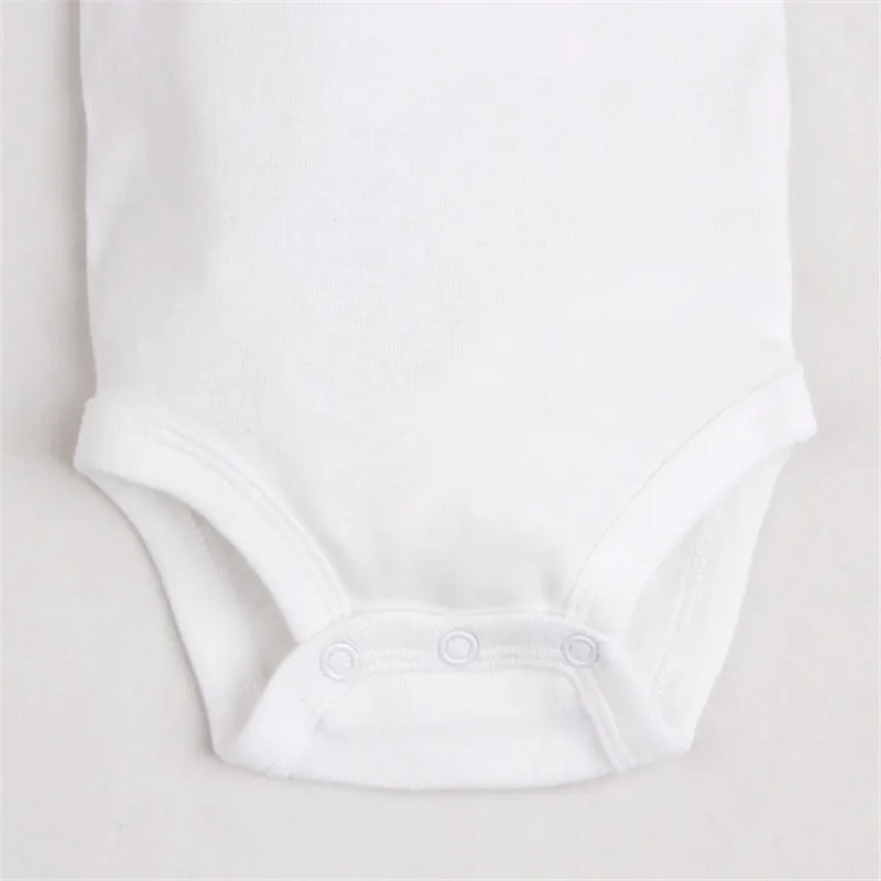 3Pcs/Lot 2022 New Fashion Baby Gilr Boy Clothes Summer Sleeveless Newborn Baby Clothing 100% Cotton White Color Baby Bodysuits