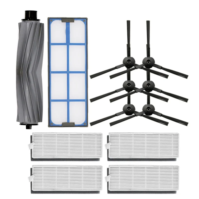 roler brush+side brush+ Hepa dust filter for ILIFE A6 / X620 / X623 / X660  robot vacuum cleaner parts