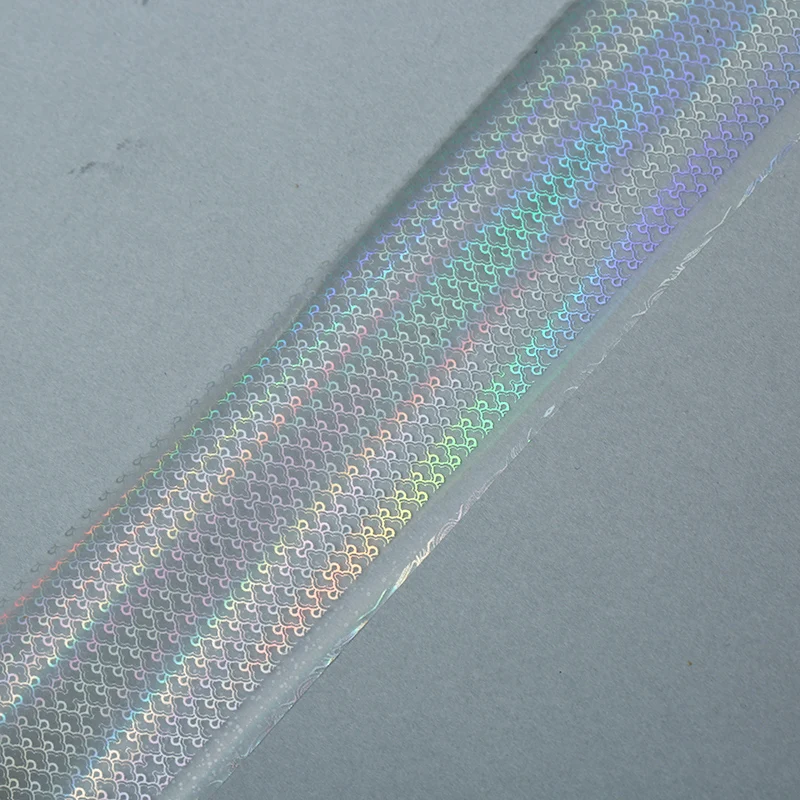 4*100cm Fish scale Laser Glitter Transparent Nail Art Transfer Foil Sticker DIY Nail Beauty Manicure Decorations